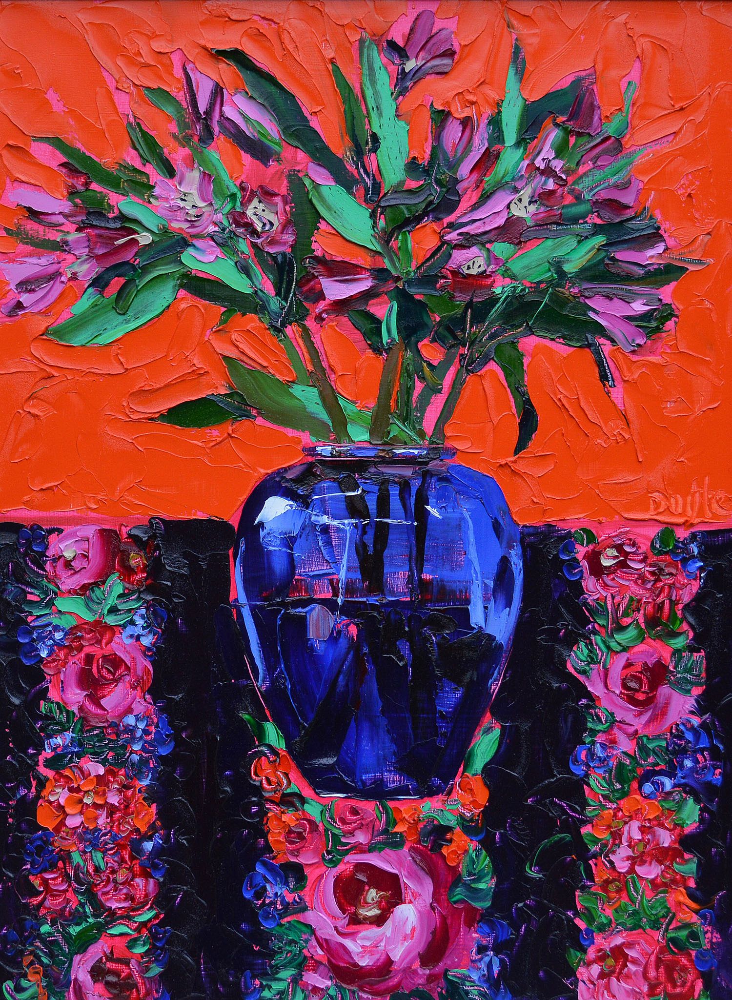 Lucy Doyle - Matryoshka blue vase